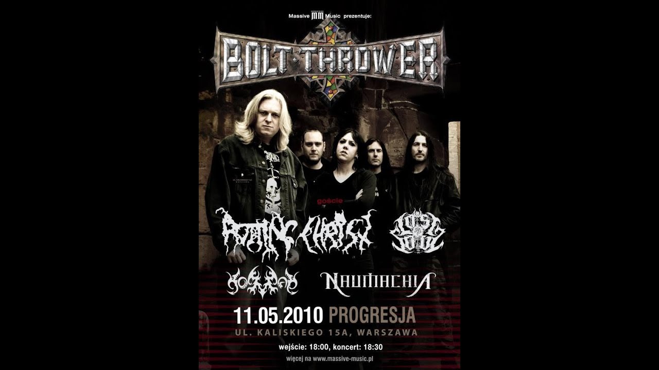 BOLT THROWER-Live Warsaw at Progresja Poland 11 05 2010 (full gig master tape)