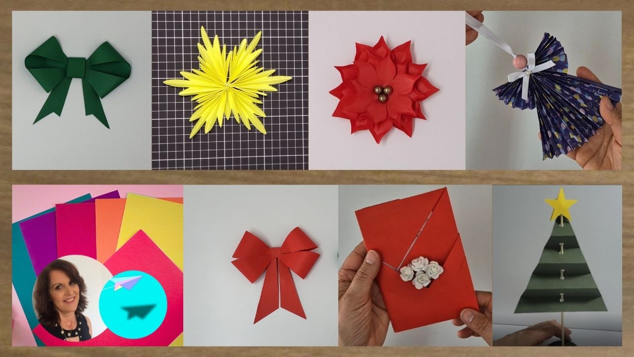 Como Fazer Enfeites de Natal com Papel