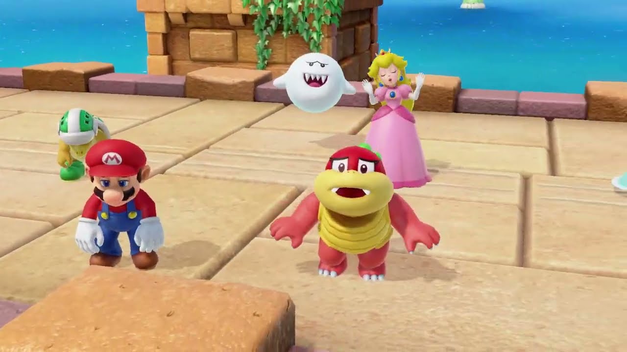 Super Mario Party | Yoshi & Luigi vs Mario & Pom Pom #697 Turns 10 (Player 1)