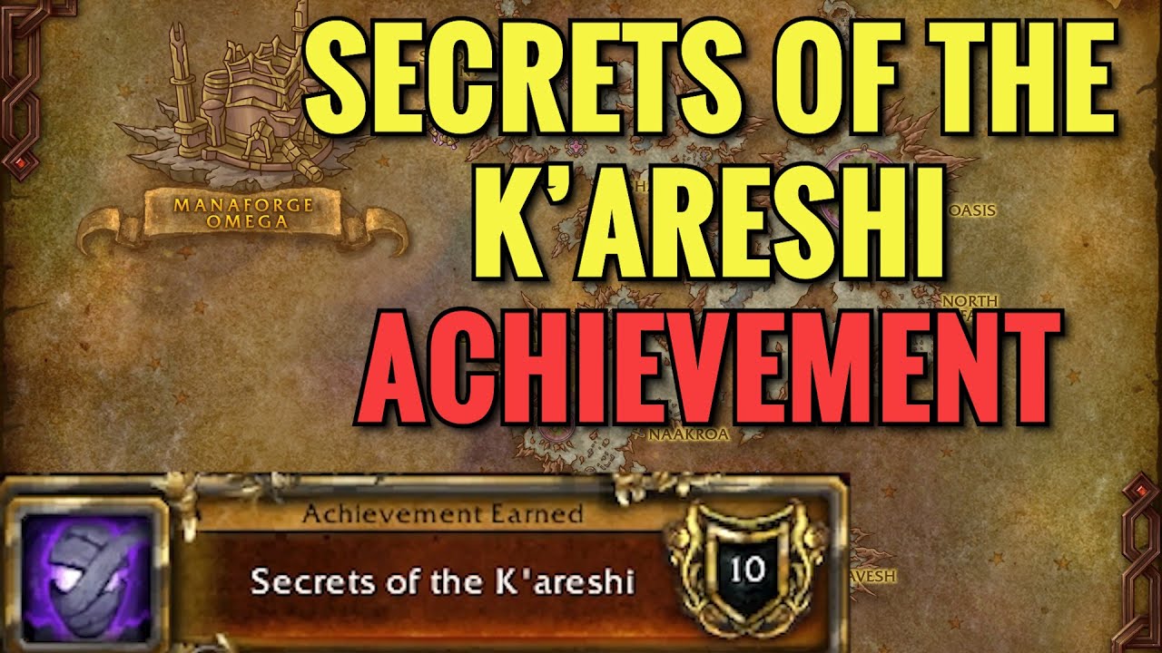 Secrets of the K'areshi Achievement ALL Locations (WoW TWW)