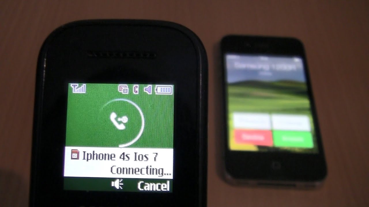 Over the Horizon Incoming call&Outgoing call at the Same Time Samsung 1200R+iPhone 4S iOS7