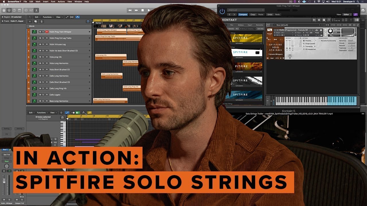 Spitfire Solo Strings: In Action