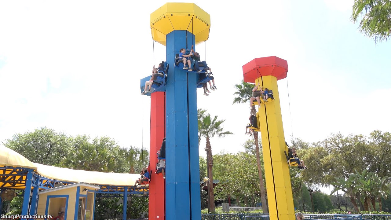 Kid Power Tower (4K Off-Ride) Legoland Florida
