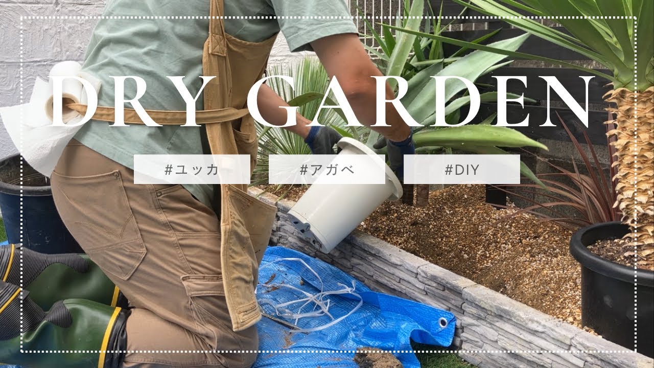 【憧れのドライガーデン】庭の改造計画|DIY