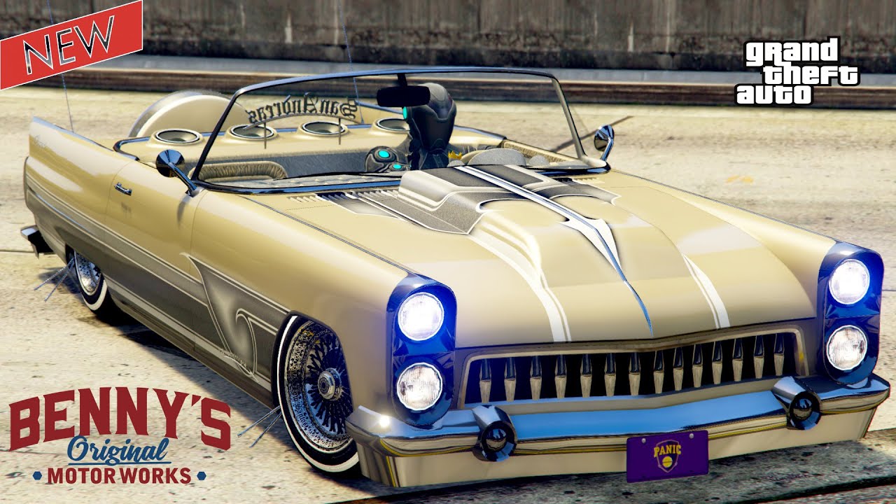 Peyote Custom BENNY'S Review & Best Customization NEW DLC GTA 5 Online  Ford Thunderbird Lowrider