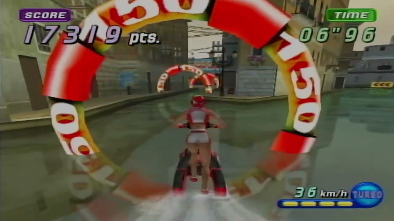 Wave Race Blue Storm La Razza Canal Expert Stunt Mode (50272 points)