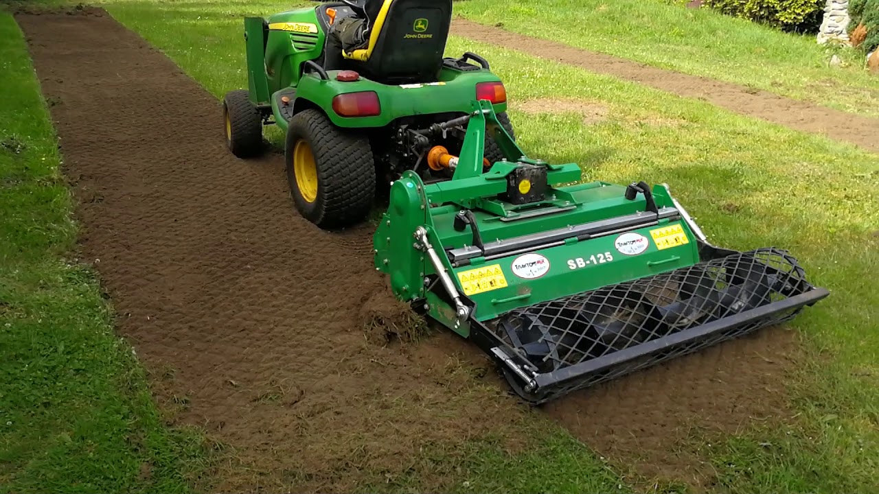 Glebogryzarka separacyjna + John Deere x740 MORAGO