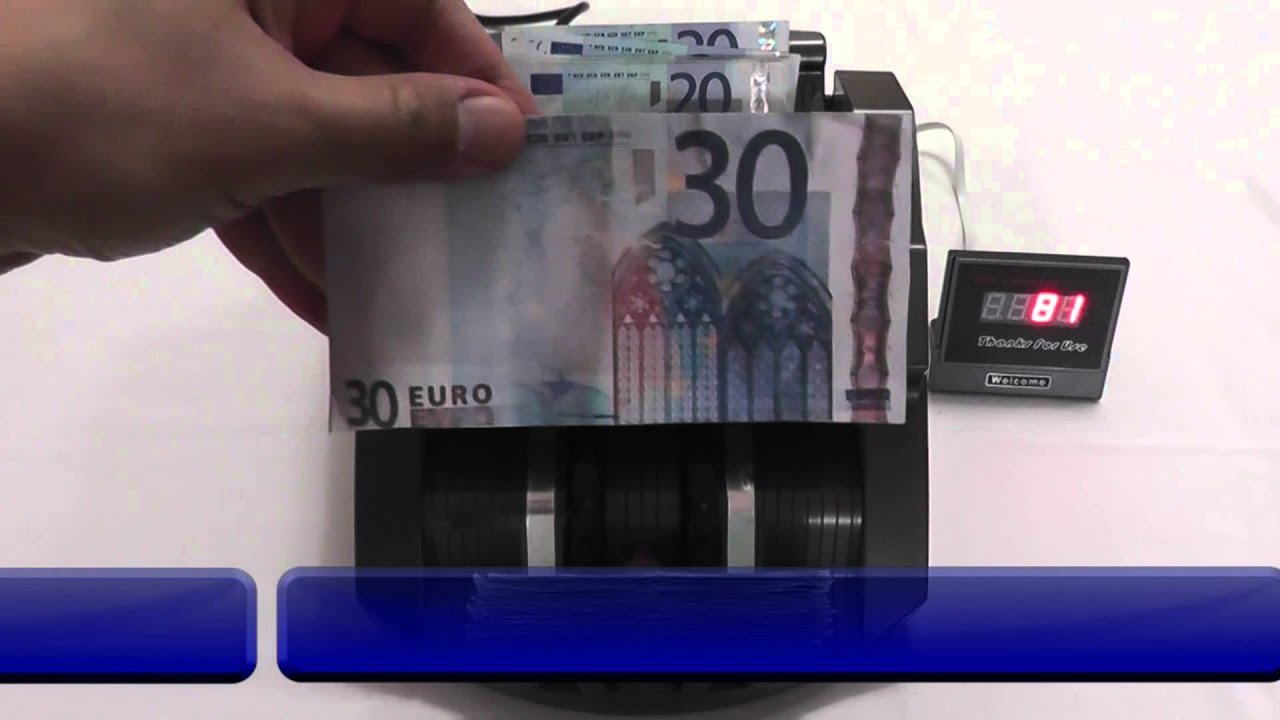 Geldz&auml;hlmaschine Geldz&auml;hler Geldscheinz&auml;hler Banknotenz&auml;hler Geldpr&uuml;fer UV MG - BisBro Technology