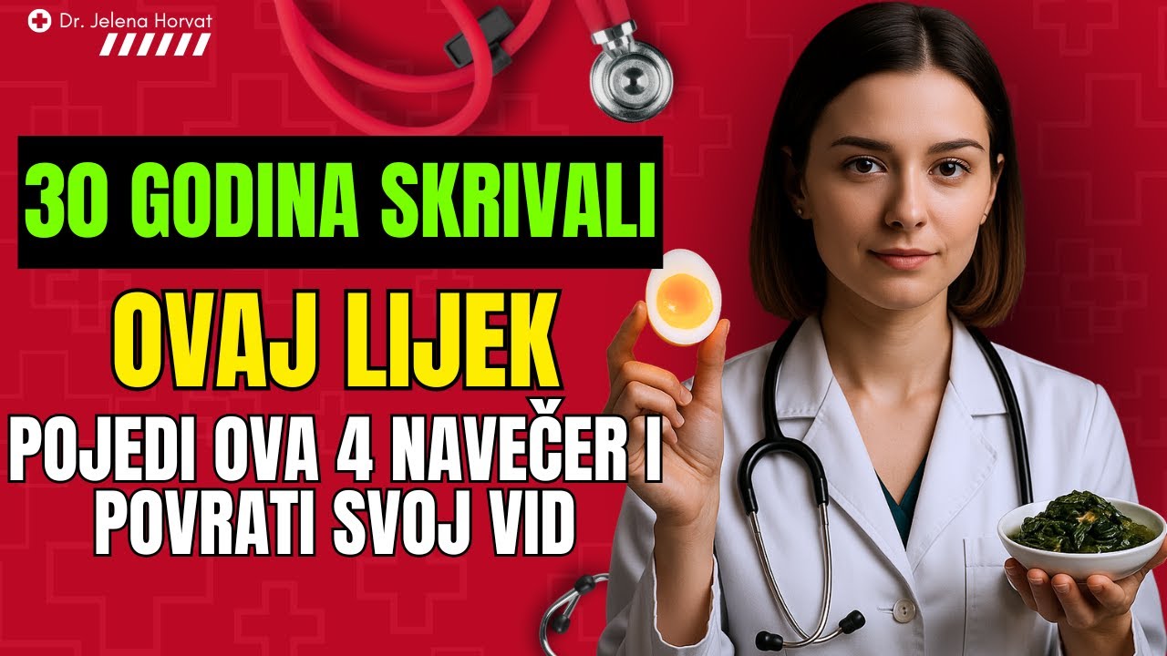 50+: 4 Namirnice Prije Spavanja koje Poboljšavaju Vid (Štite Vaše Oči) | Dr. Jelena Horvat