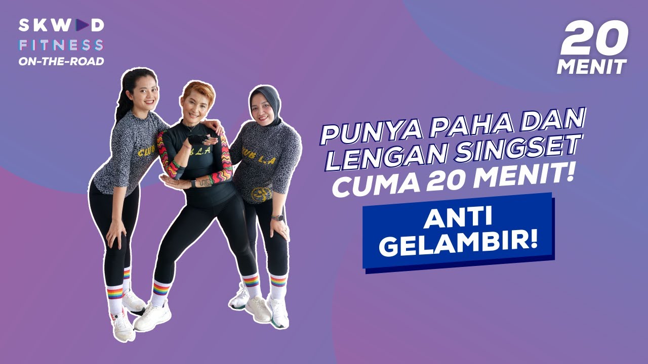 Anti Gelambir! 20 Menit Aerobik Bikin Paha Dan Lengan Kenceng!