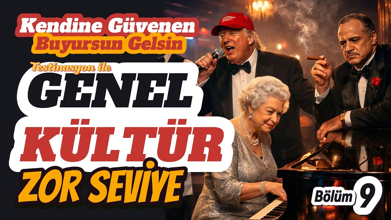 Genel Kültürüne Güvenen Gelsin. Zor Seviye Genel Kültür Testi (Bölüm 9)