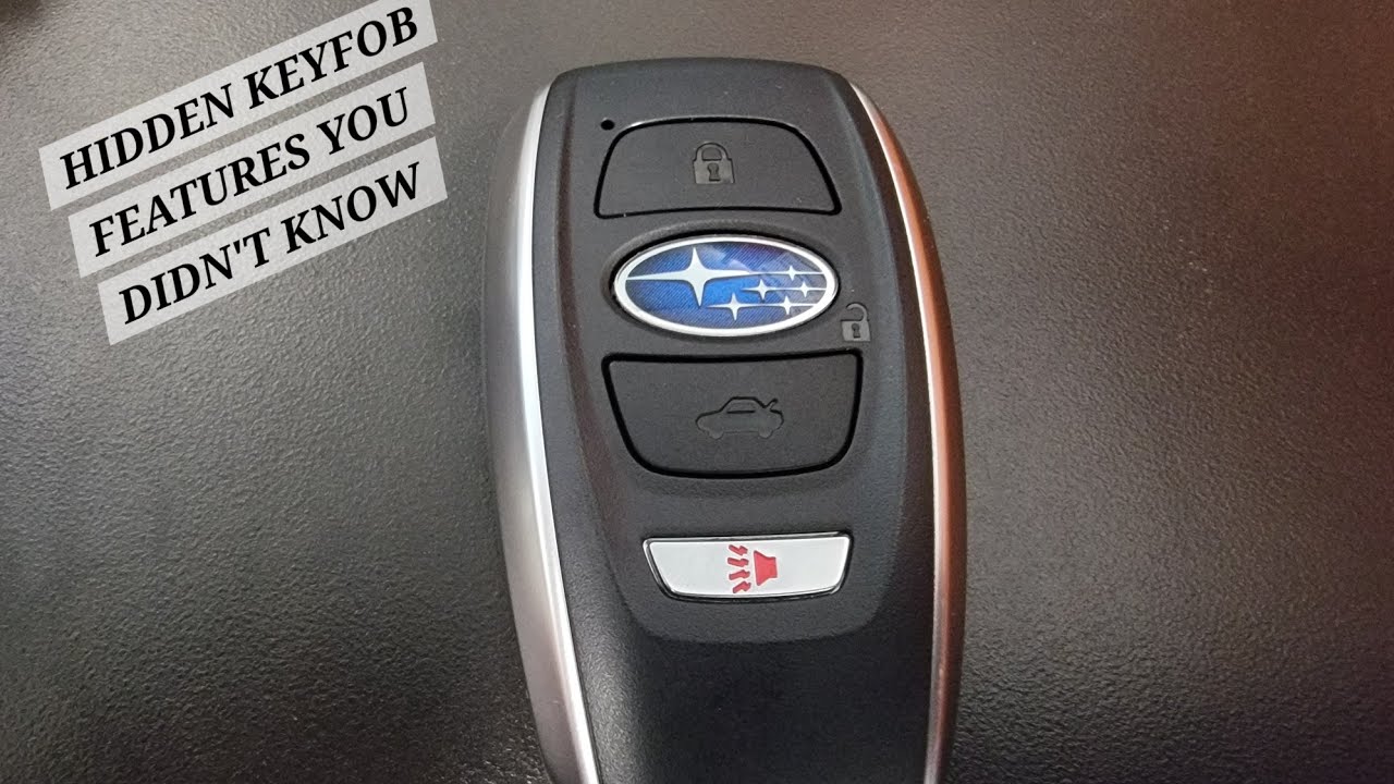 What You Need to Know About Subaru Smart Keyless Entry and Push Button Start
