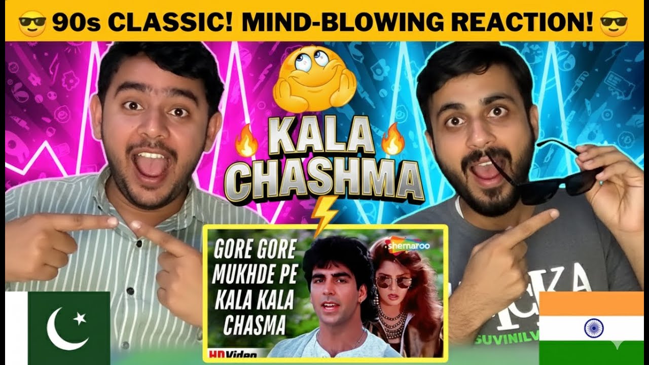 Pakistani Reaction On Gore Gore Mukhde Pe Kala Kala Chashma | Suhaag | Akshay Kumar, Nagma |
