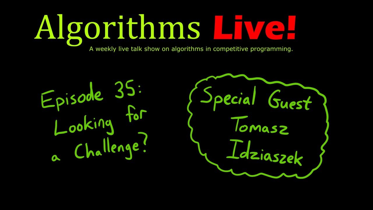 Episode 35 - Looking for a Challenge? w/ Tomasz Idziaszek