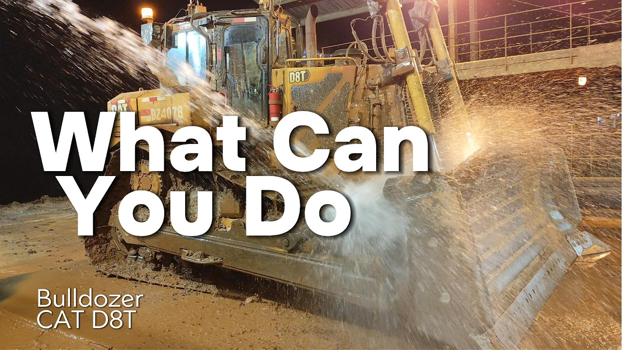 Можно ли мыть бульдозер CAT D8T?