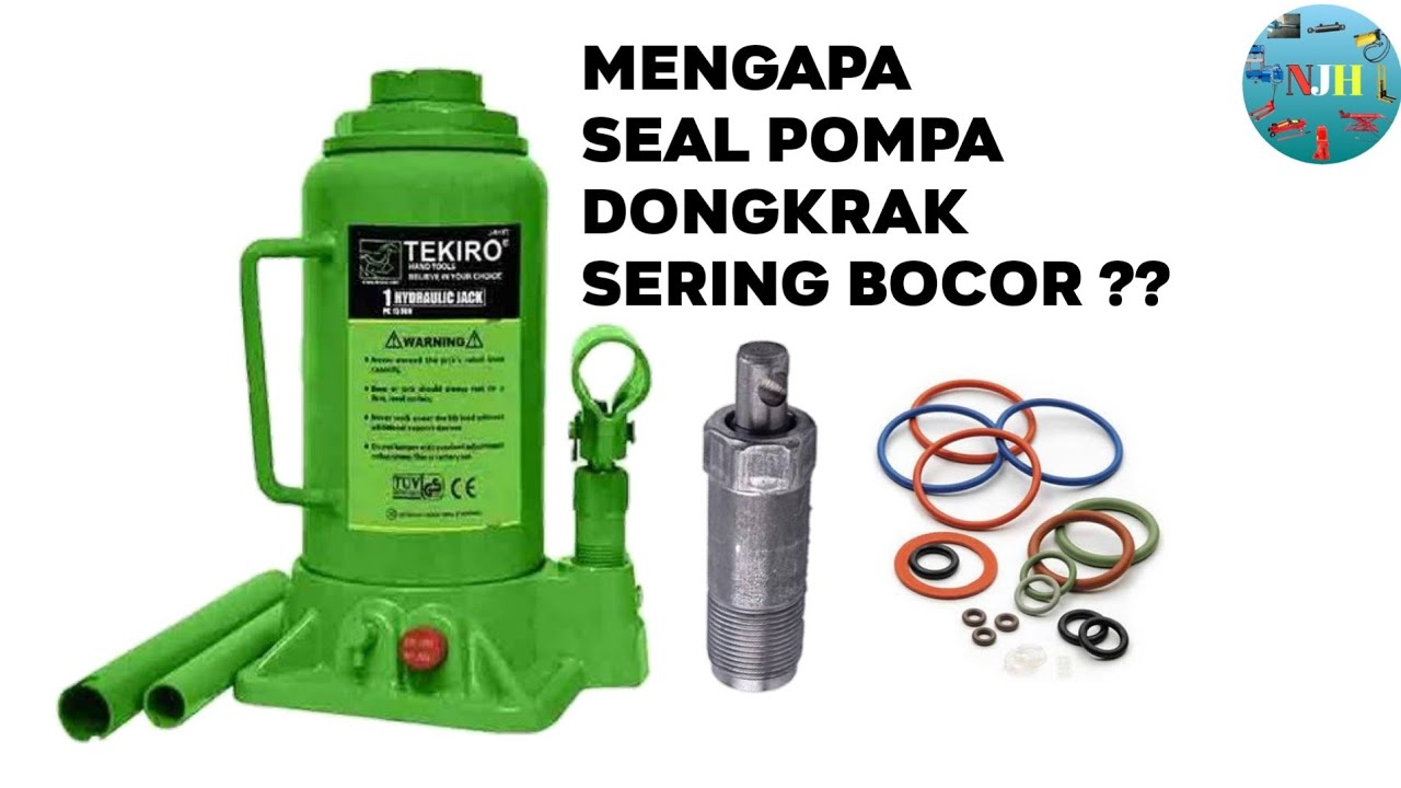 Mengapa Seal Pompa Dongkrak Gampang Bocor ? | Ini Penyebab dan Solusinya