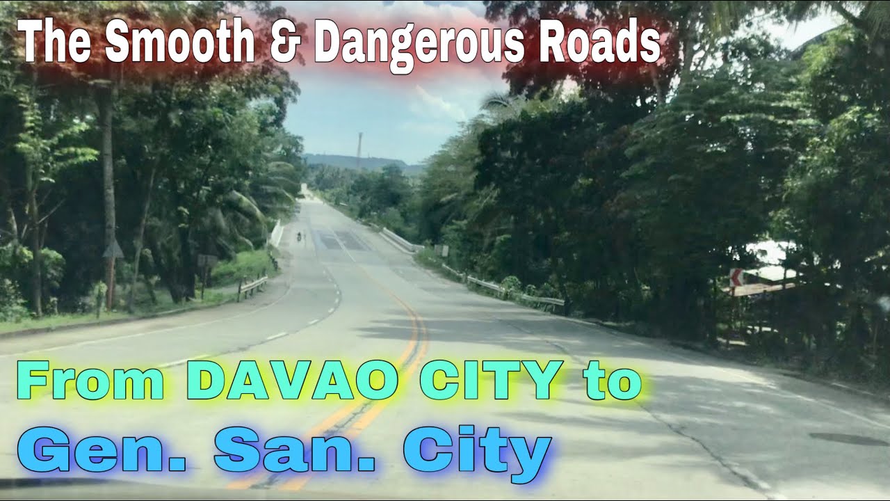 Road from Davao City to General Santos City