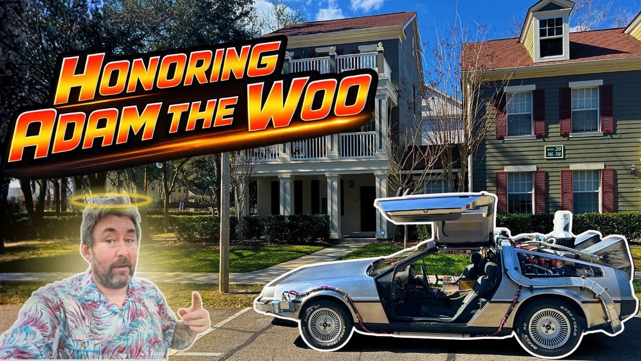 One Last Ride: The DeLorean Visits Adam the Woo's Places