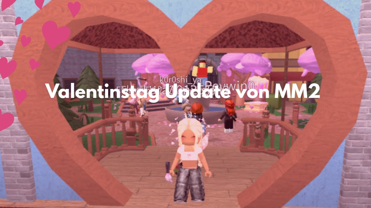 Ich spiele das neue MM2 Update (Valentinstag 💞)