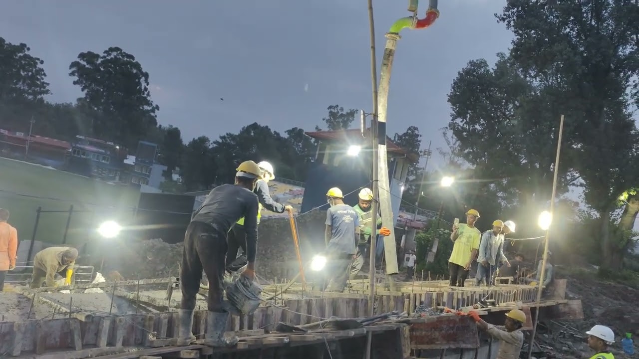 7 Aug 2025 Early morning update Finally ढलान सक्यो project almost complete TU Cricket Stadium😀😘❤️😁☺️