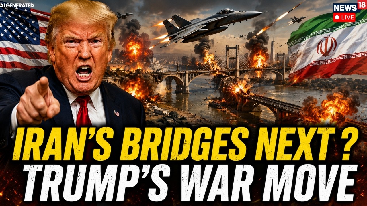 BREAKING LIVE: Trump Threatens Iran's Bridges & Power Targets | 'Negotiate or Face More Strikes'