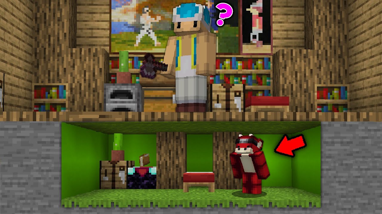 J'ai Secrètement Construit une Base MINUSCULE sous sa Maison..