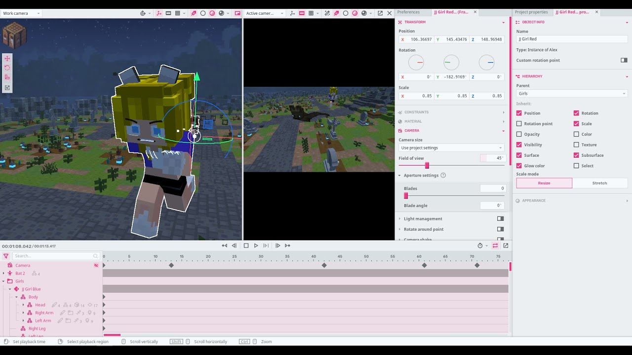 Making Minecraft animations in Mine Imator #mineimatortutorial