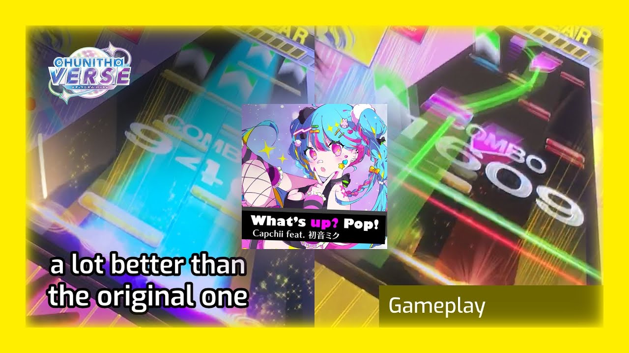 CHUNITHM | The BIGGEST combo I have ever made in What's Up? Pop!