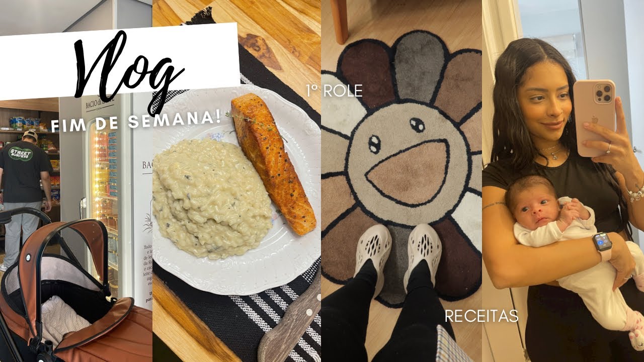VLOG: RECEITA DE RISOTTO E LEVAMOS A LILI PARA COMER FORA! (FIM DE SEMANA)