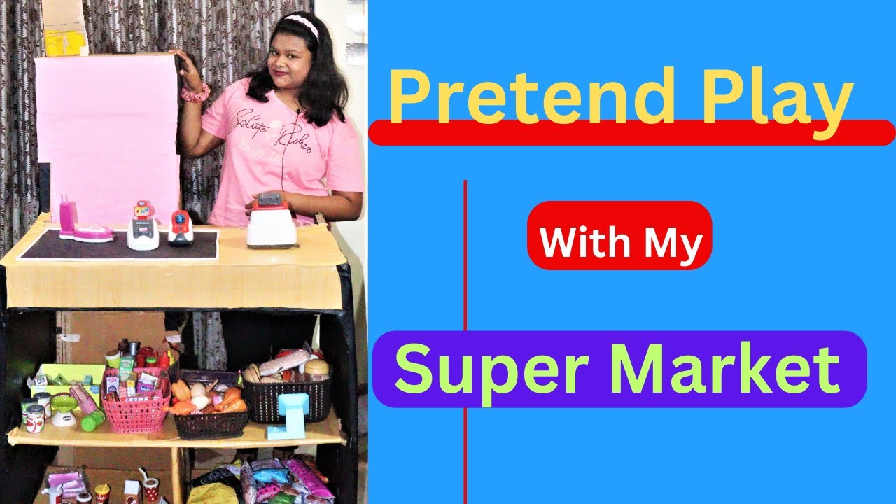 Super Market Pretend Play #pretendplay #pretendplay #natkhatisuhani #toys #craft #playing