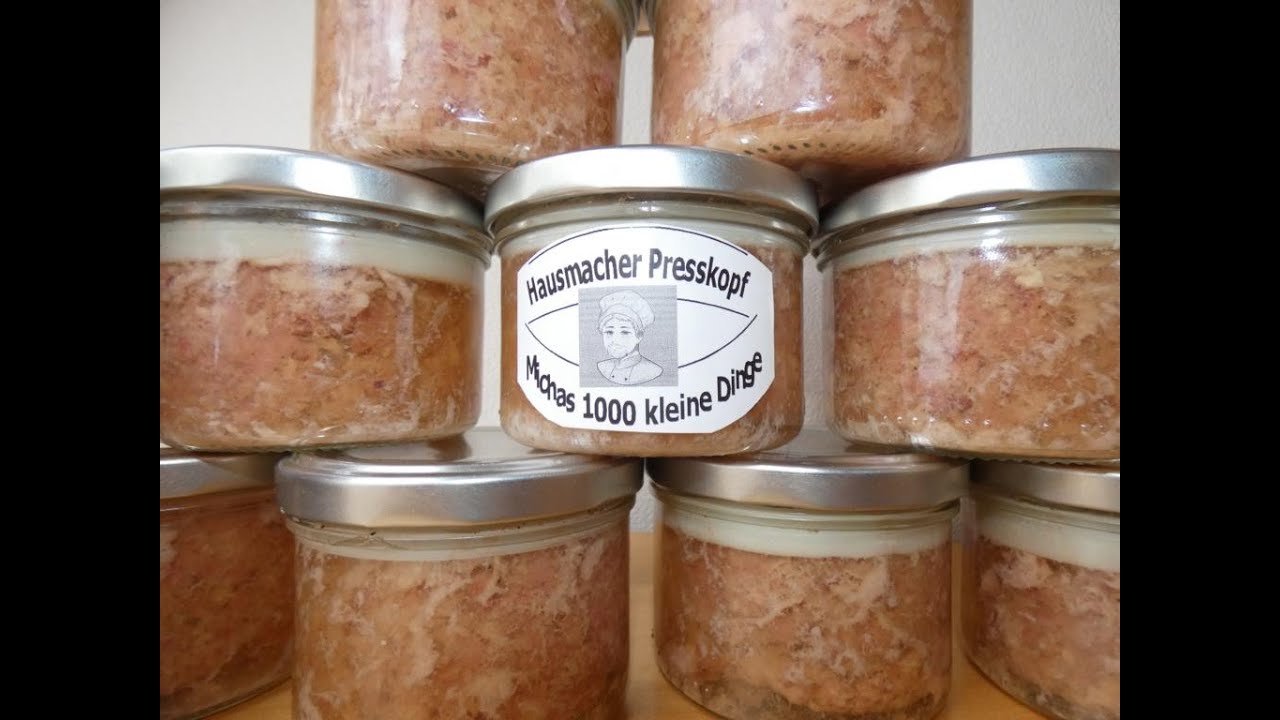 HAUSMACHER PRESSKOPF IM GLAS