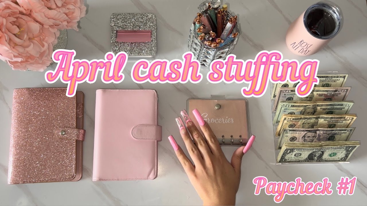 April 2022| Cash Envelope Stuffing| Sinking Funds| April paycheck #1