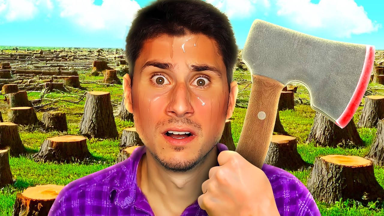 Chopping Down EVERY TREE on Earth!