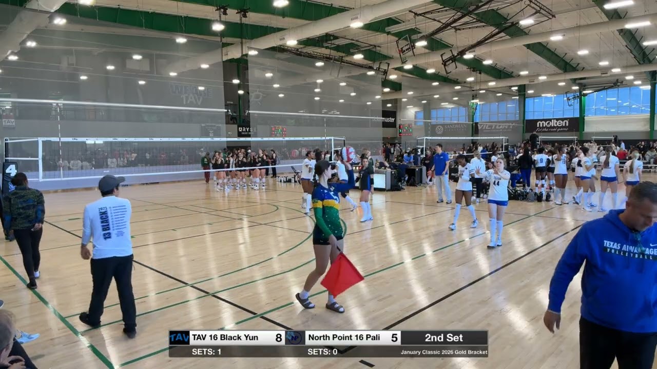 2026 January Classic Tournament: Gold Bracket TAV 16 Black Yun vs. North Point 16 Pali Set 1