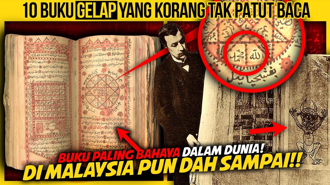10 BUKU GELAP YANG KORANG TAK PATUT BACA