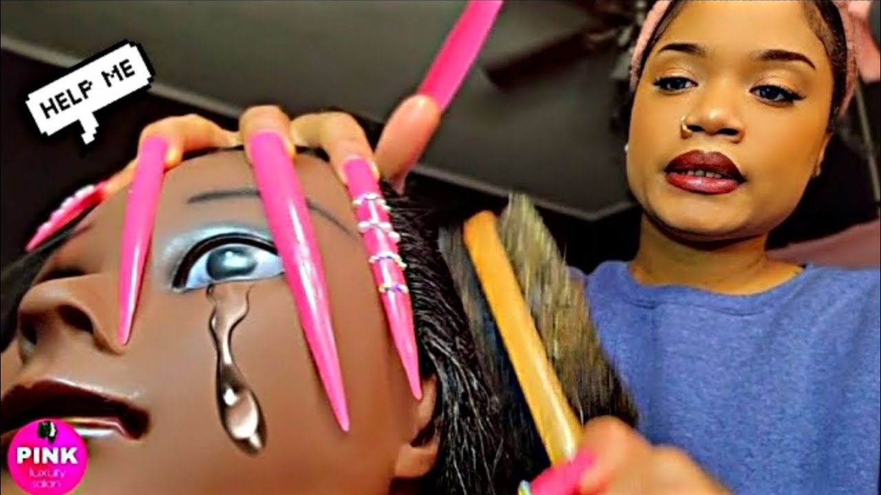 ASMR ~ Rude & Extra Ghetto Hairstylist Does Your Hair ( INSTANT REGRET)