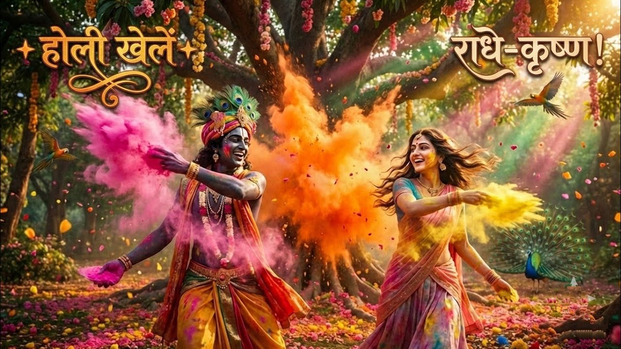 होली खेलें राधे-कृष्ण 🌸 Radha Krishna Holi New Song | Vrindavan Holi 2026
