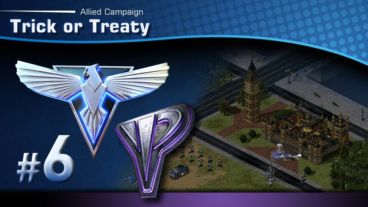 Red Alert 2: [YR] - Allied Mission 6 - Trick or Treaty  [Long-play & Tips]