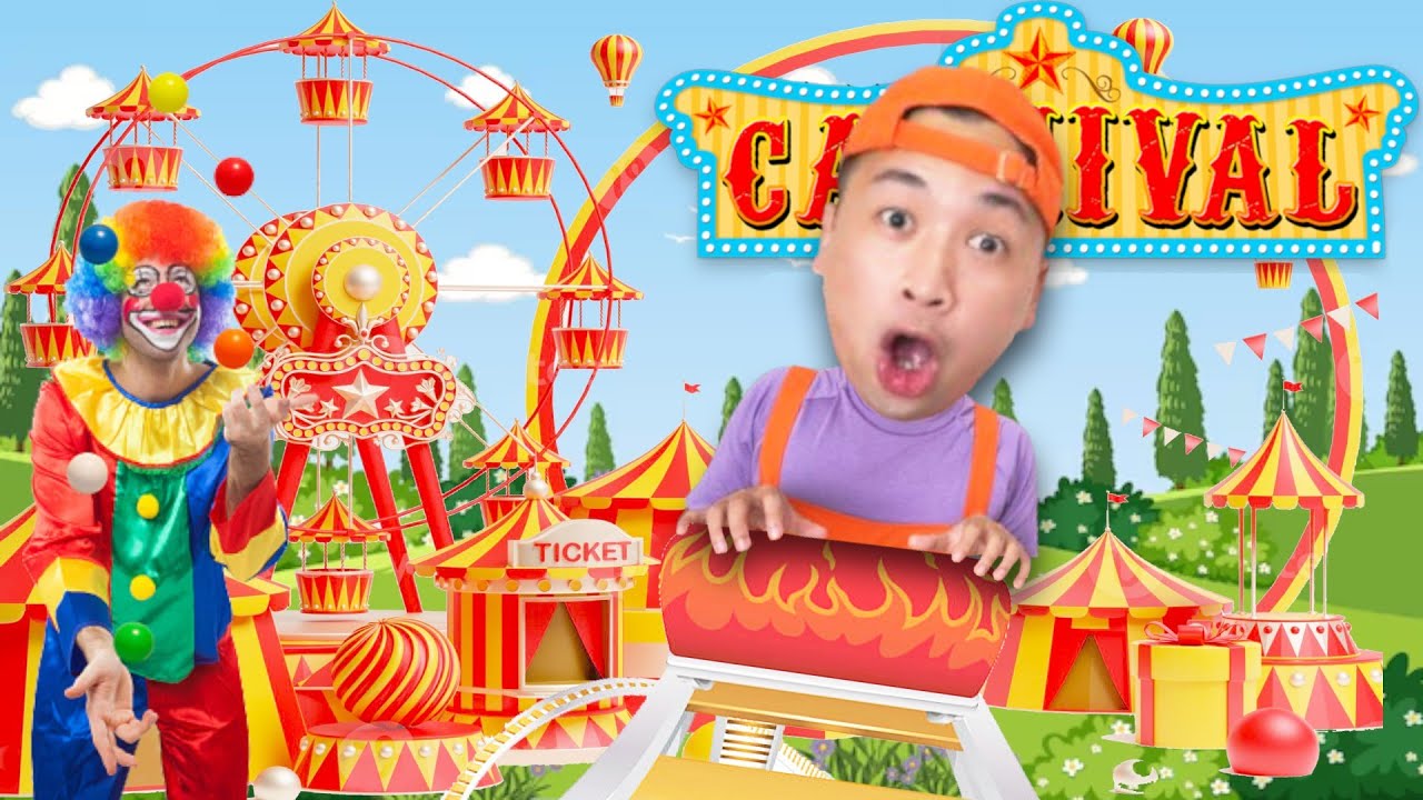 BANG BENT BERMAIN DI CARNIVAL | OUTDOOR PLAYGROUND | EATING ICE CREAM