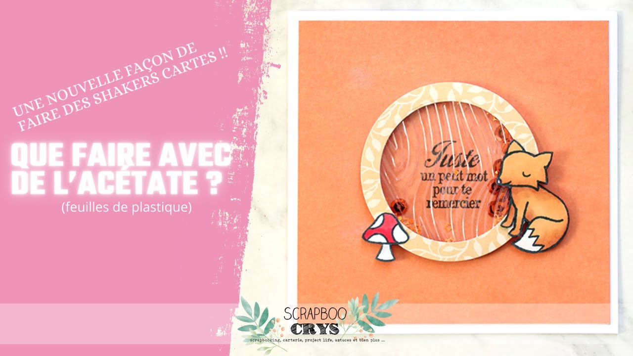 Je fais ça avec mon ACÉTATE (feuille de plastique) et ÇA CHANGE TOUT !! Super astuce 😄