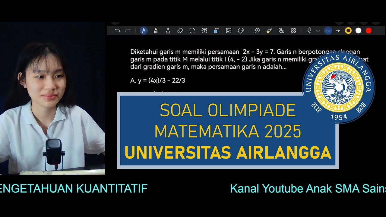 SOAL OLIMPIADE MATEMATIKA 2025 UNIVERSITAS AIRLANGGA BAGIAN 1