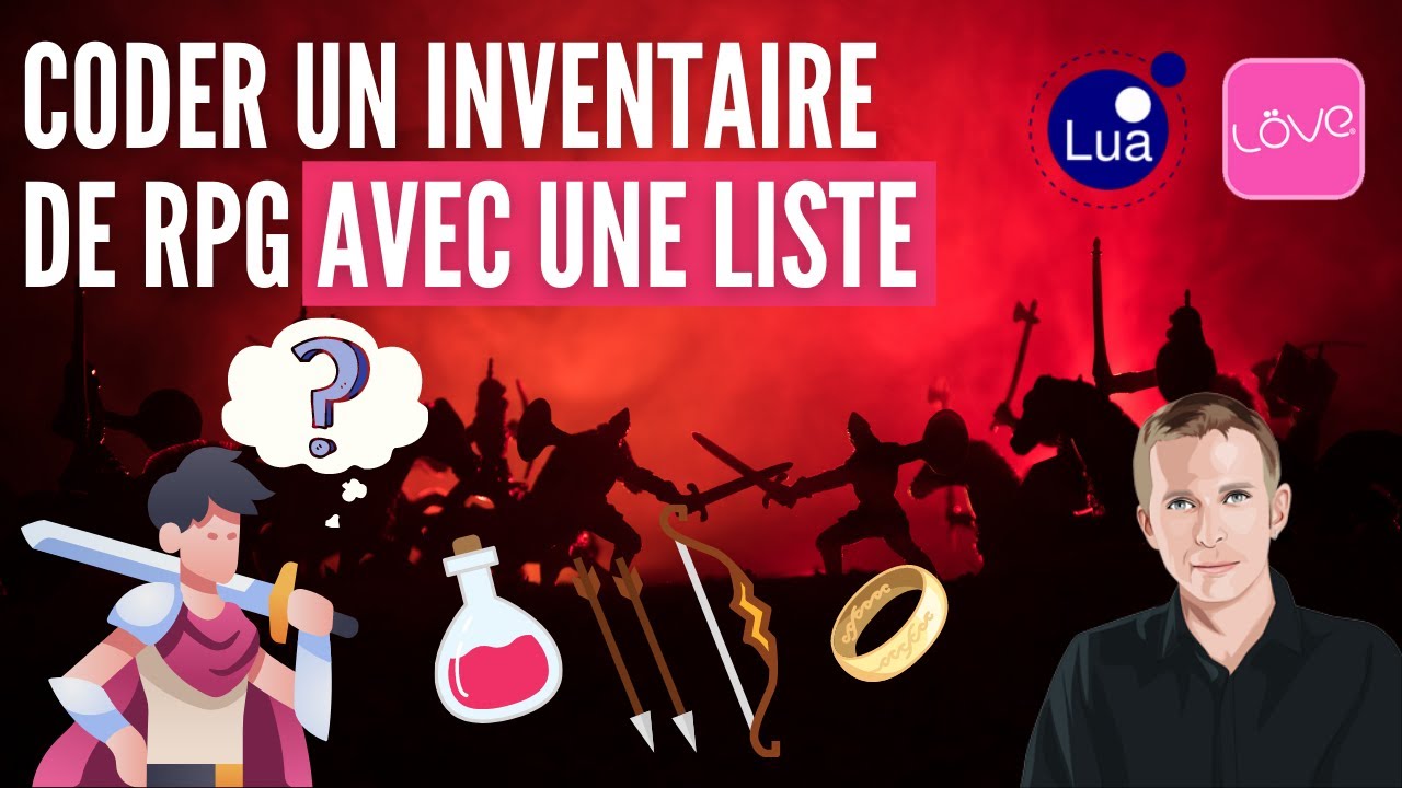 Coder un inventaire de RPG (Cours de programmation de jeux vidéo intermédiaire gratuit)