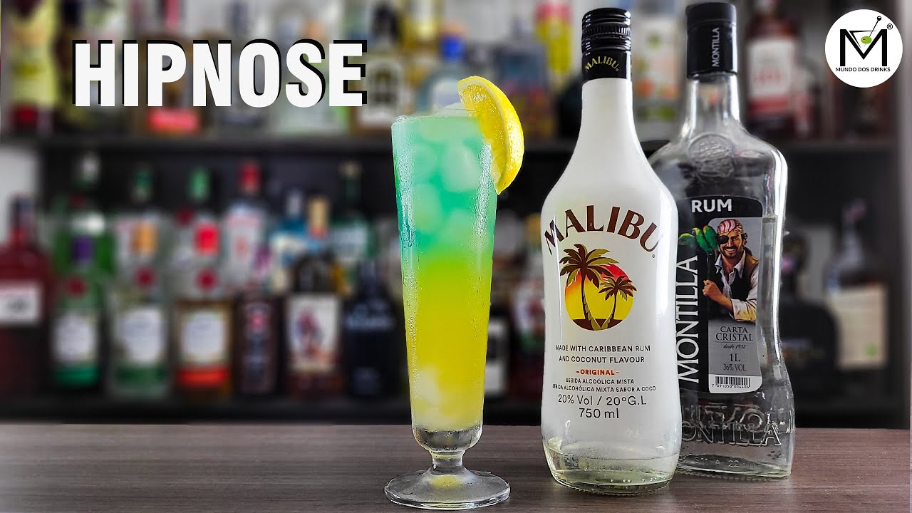COMO FAZER UM DRINK COM MALIBU / HIPNOSE! 🍹🍹🍹🍹🍹🍹