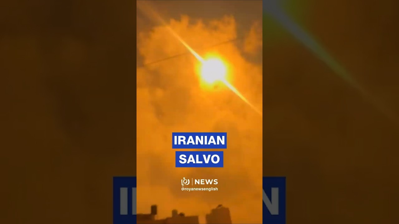 Iranian missile salvo fired at &lsquo;Israel&rsquo;