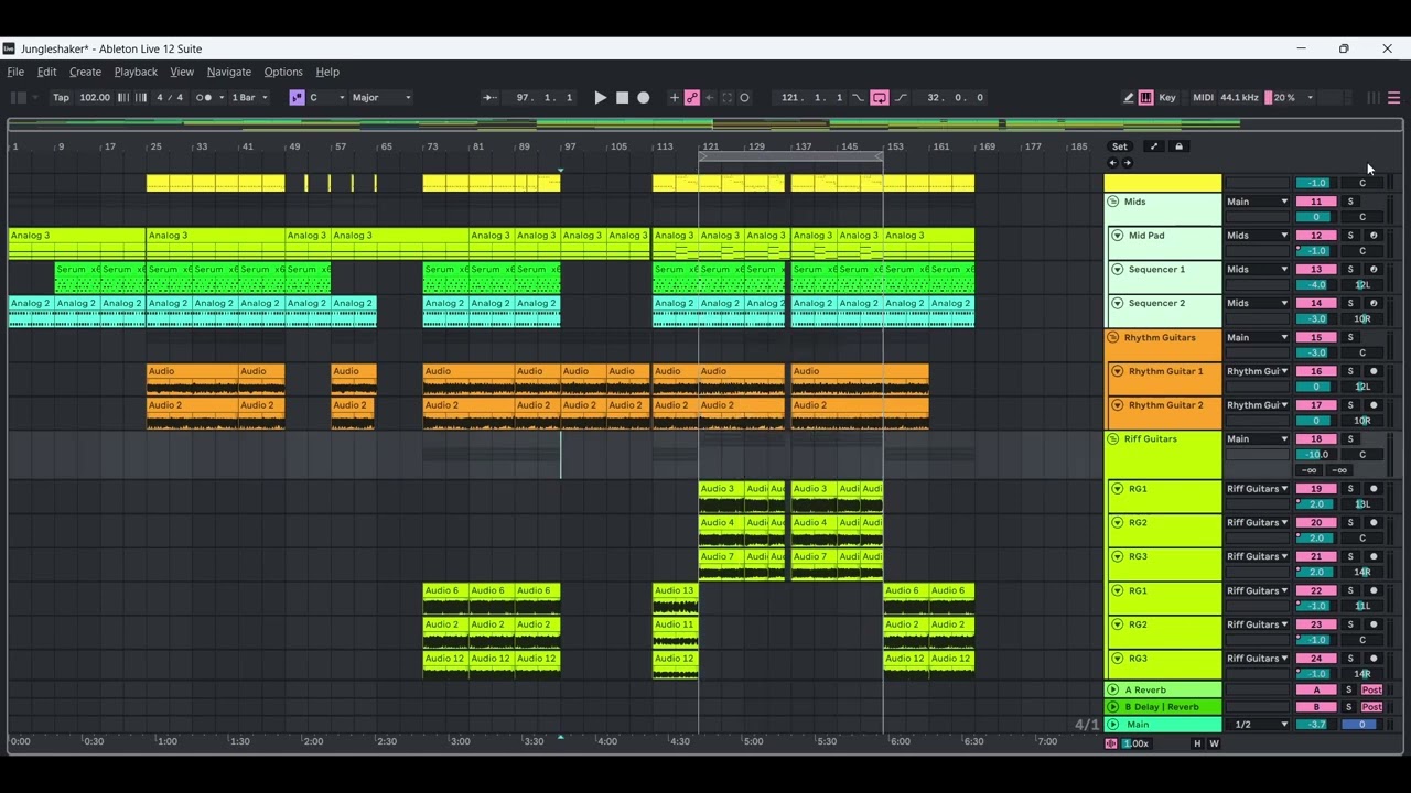 Creating An Electro Rock Song in Ableton 12 - Mixing and Mastering