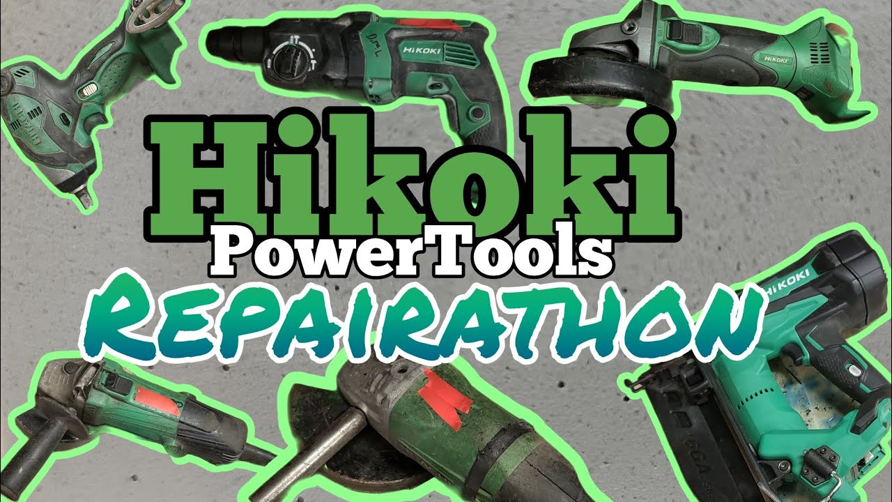 Ремонт электроинструментов Hikoki Hitachi. Шлифовальные машины, гвоздезабивные пистолеты и дрели....