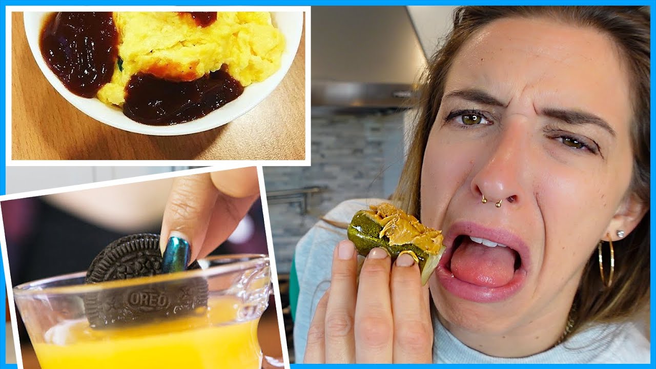 Taste Testing Weird Food Combos!!!