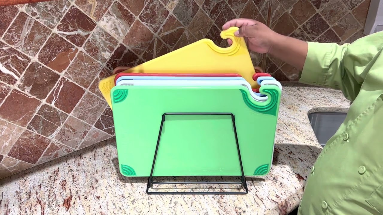 Color cutting boards. Tablas para cortar.