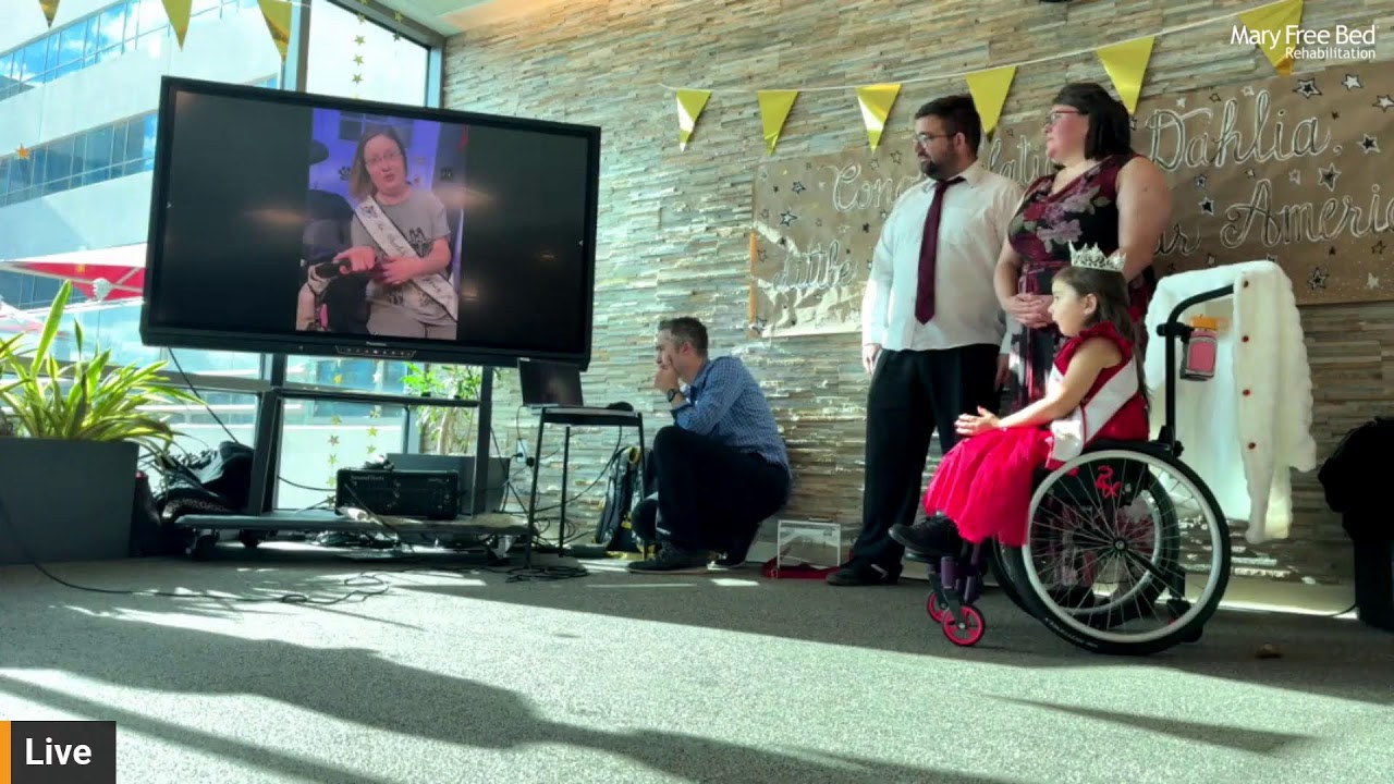 Crowning Ceremony for the New Little Miss Wheelchair America!