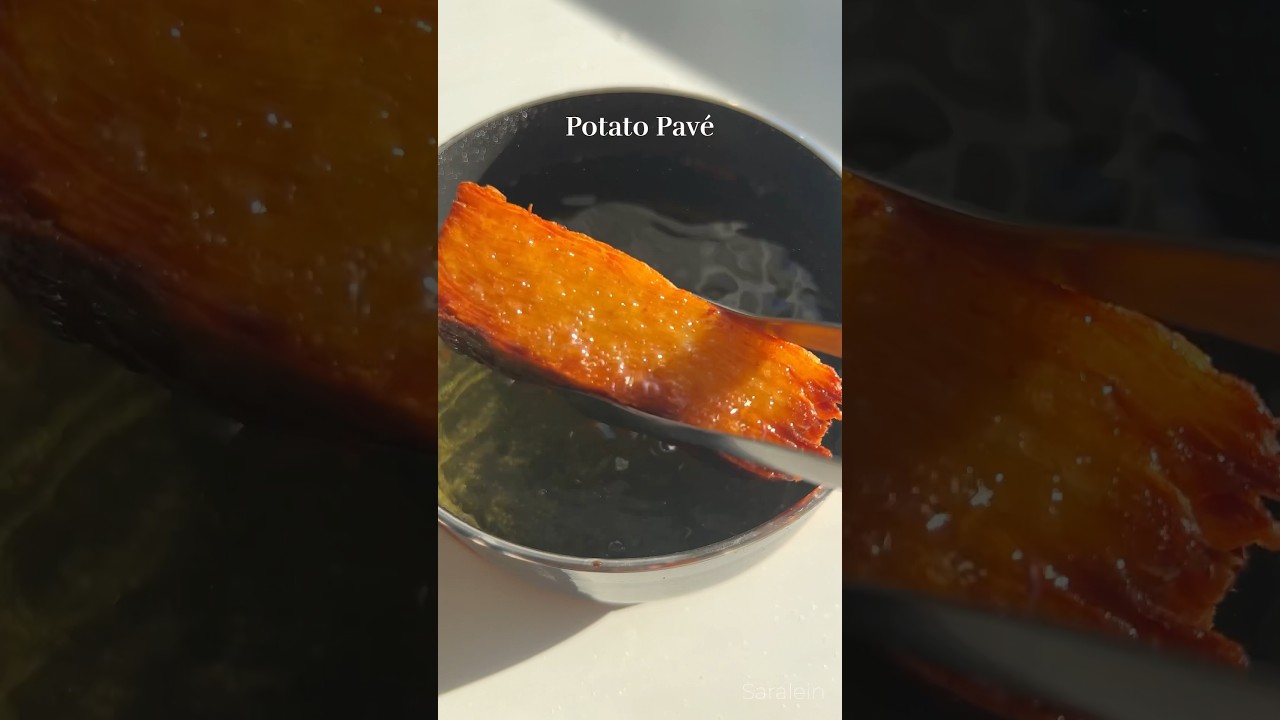 Potato Pav&eacute; #asmrfood